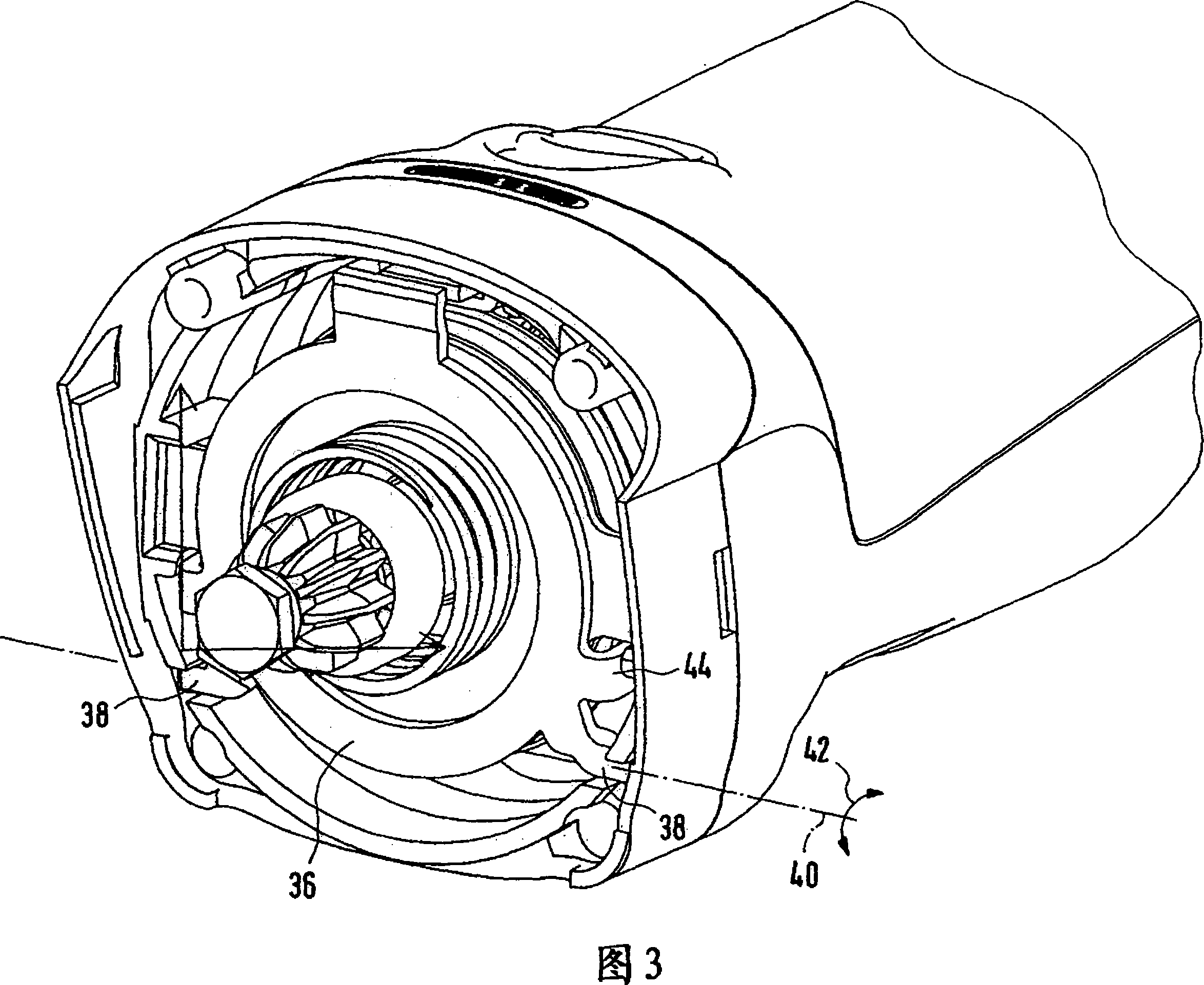 Portable electric tool with braking device