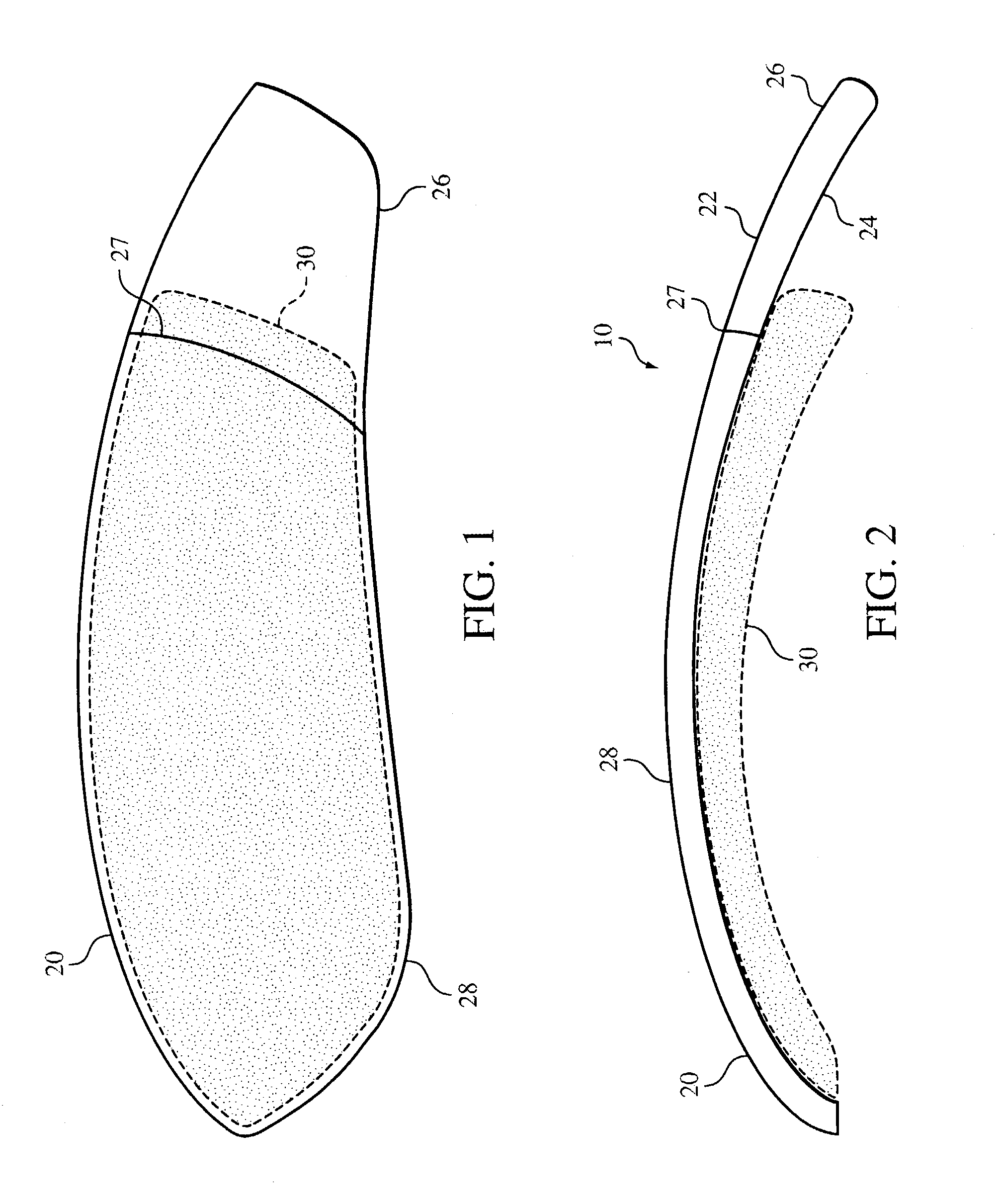Conformable artificial fingernail and method of making same