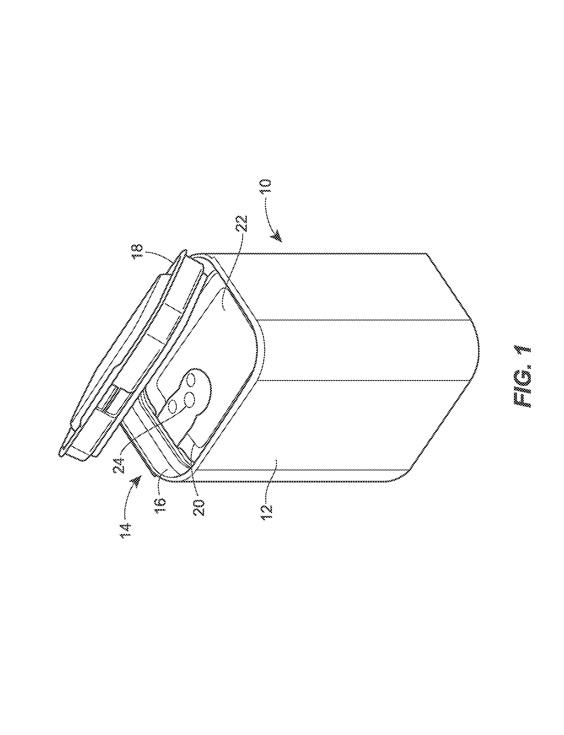 Flexible, stackable container and method and system for manufacturing same
