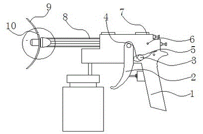 Spraying gun