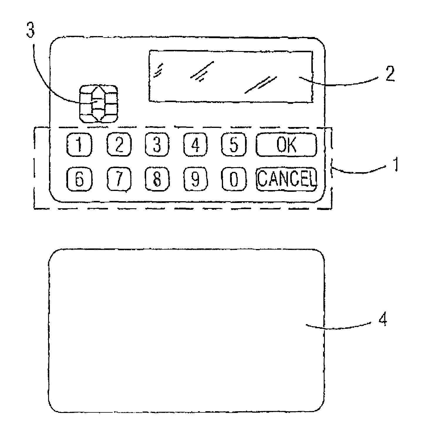 External signature device for a PC with wireless communication capacity