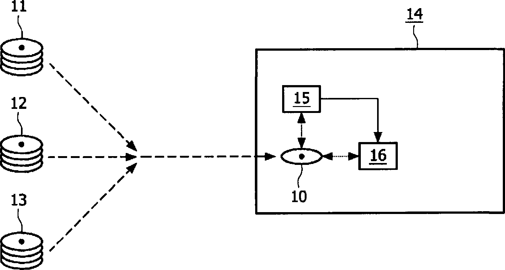 Method and apparatus for accessing a disc