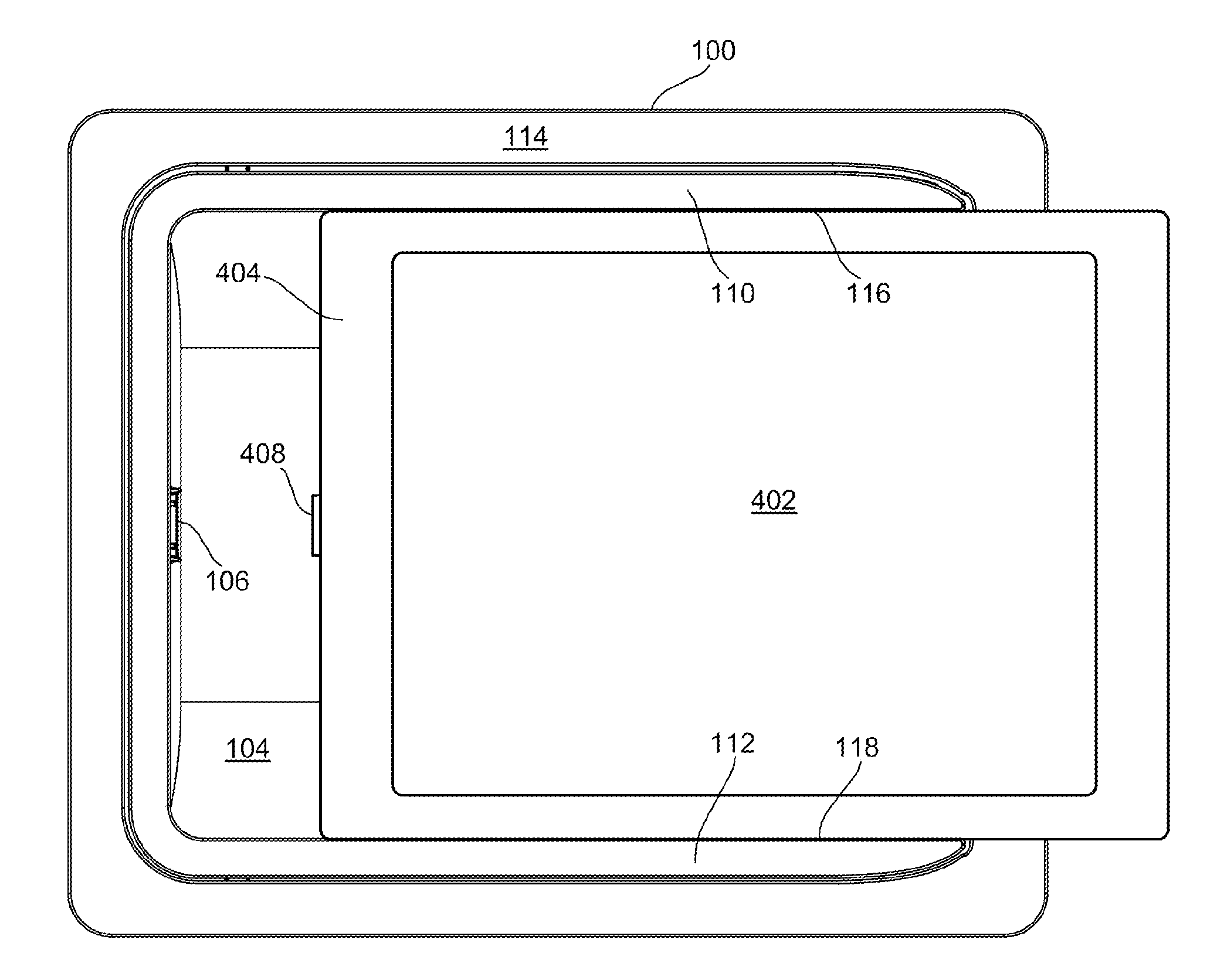 Wall-Mounted Control System for a Portable Touch Screen Device