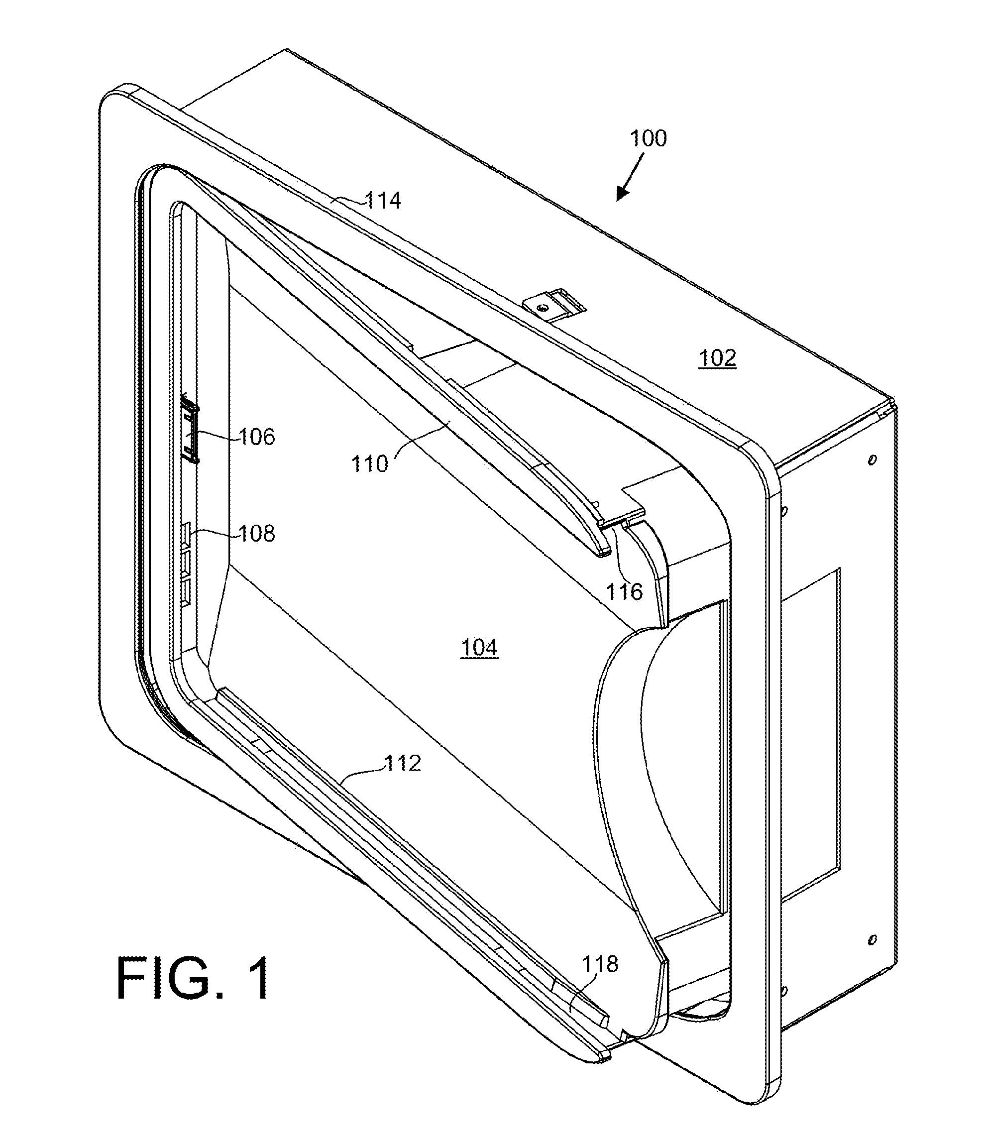 Wall-Mounted Control System for a Portable Touch Screen Device