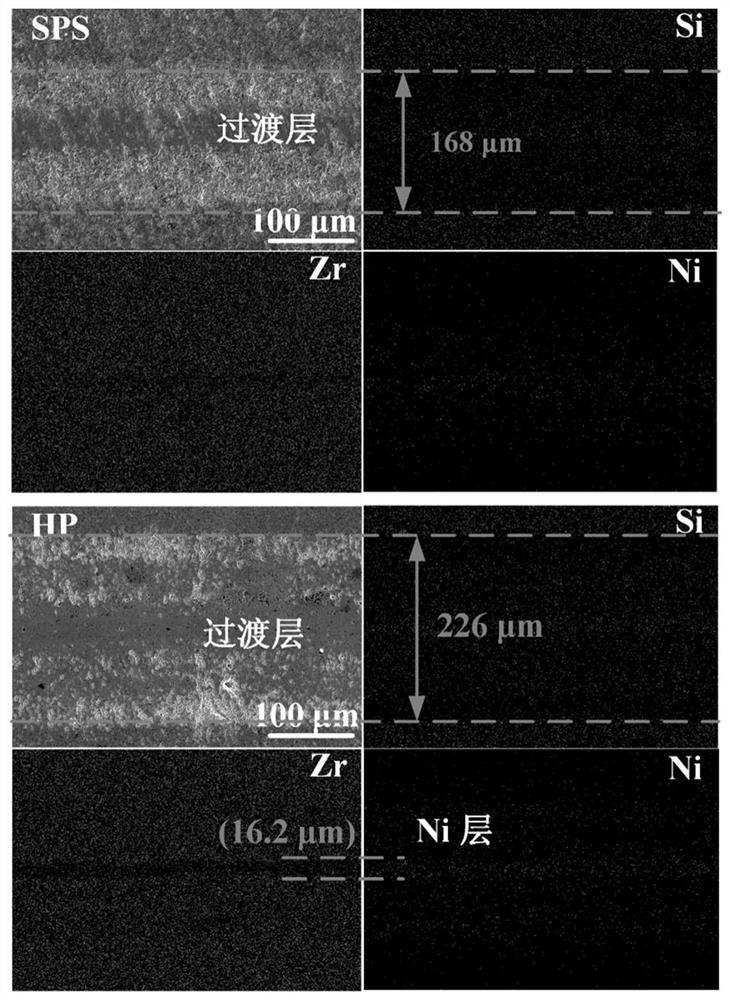 Connecting method of ZrB2-based ceramic