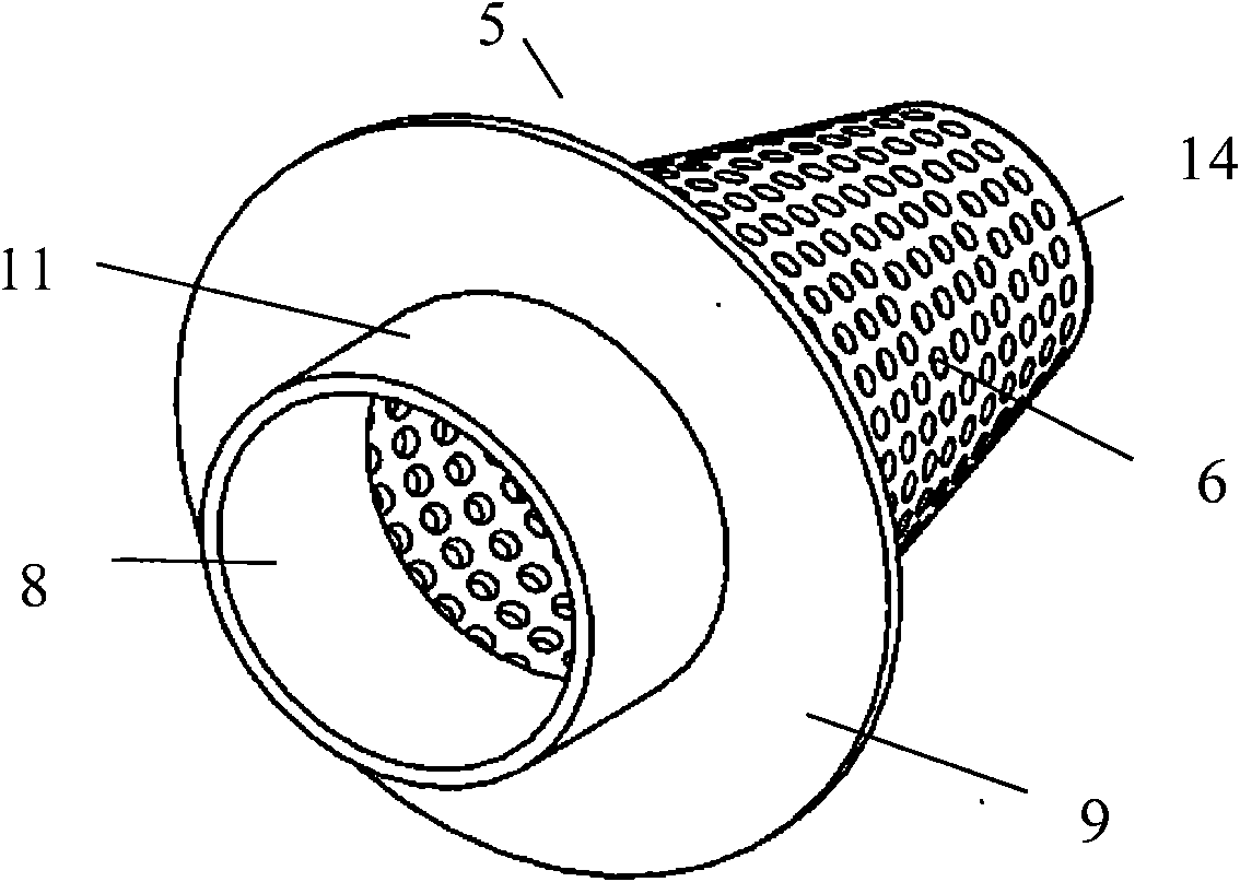 Bi-layer filter structure for cyclone separation