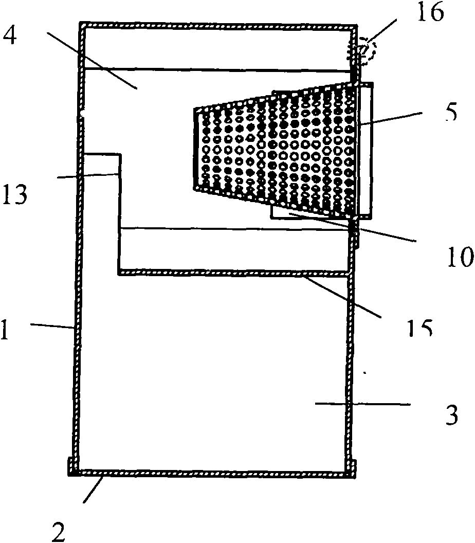 Bi-layer filter structure for cyclone separation