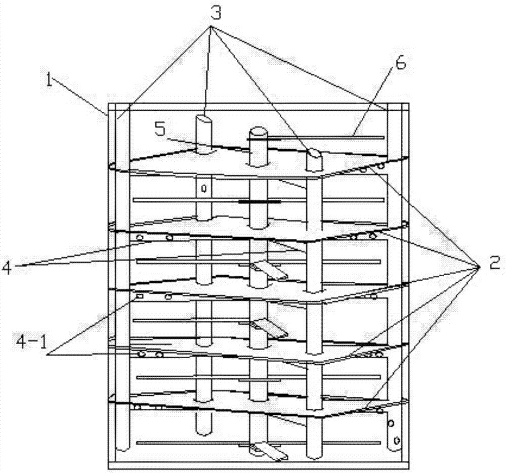 Tower plate type drying and fermenting device