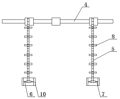 A positioning type yam excavator