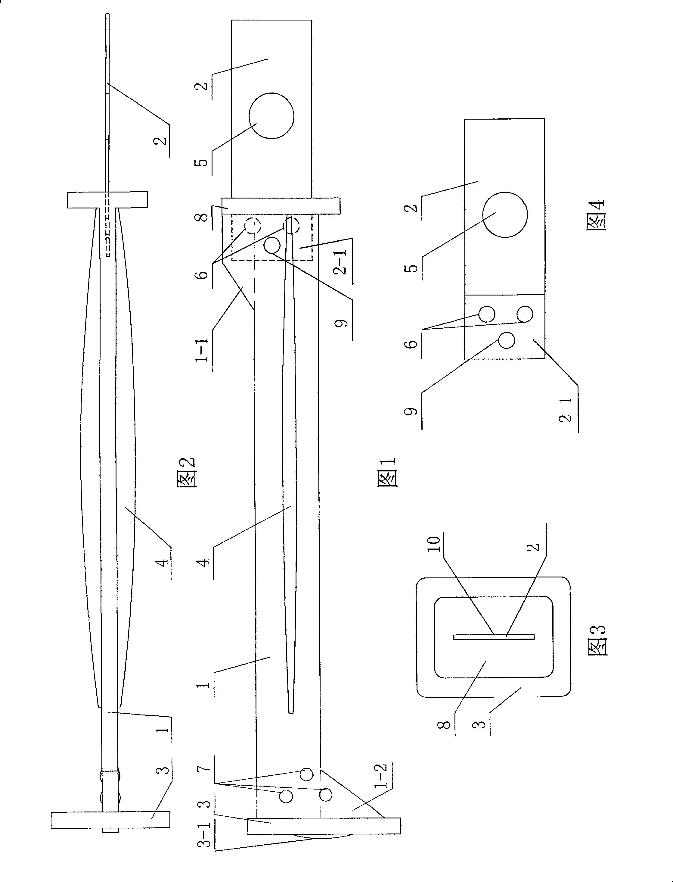 Building energy conservation composite wall connecting bridge