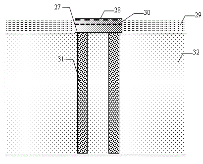 Processing system and carbonization pile-forming method used for ground stabilization