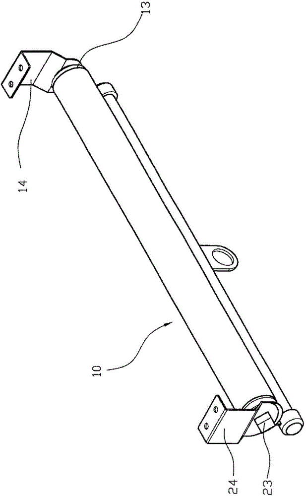 Curtain rolling travel control structure