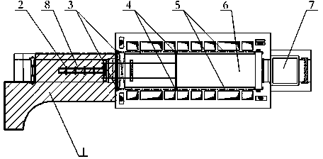 Construction method and device for hoisting of heavy and large part of vertical ship lift