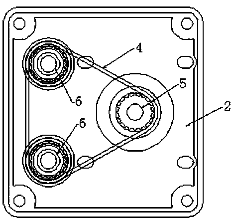Belt drive dual gear feeding mechanism of FDM type 3D printer