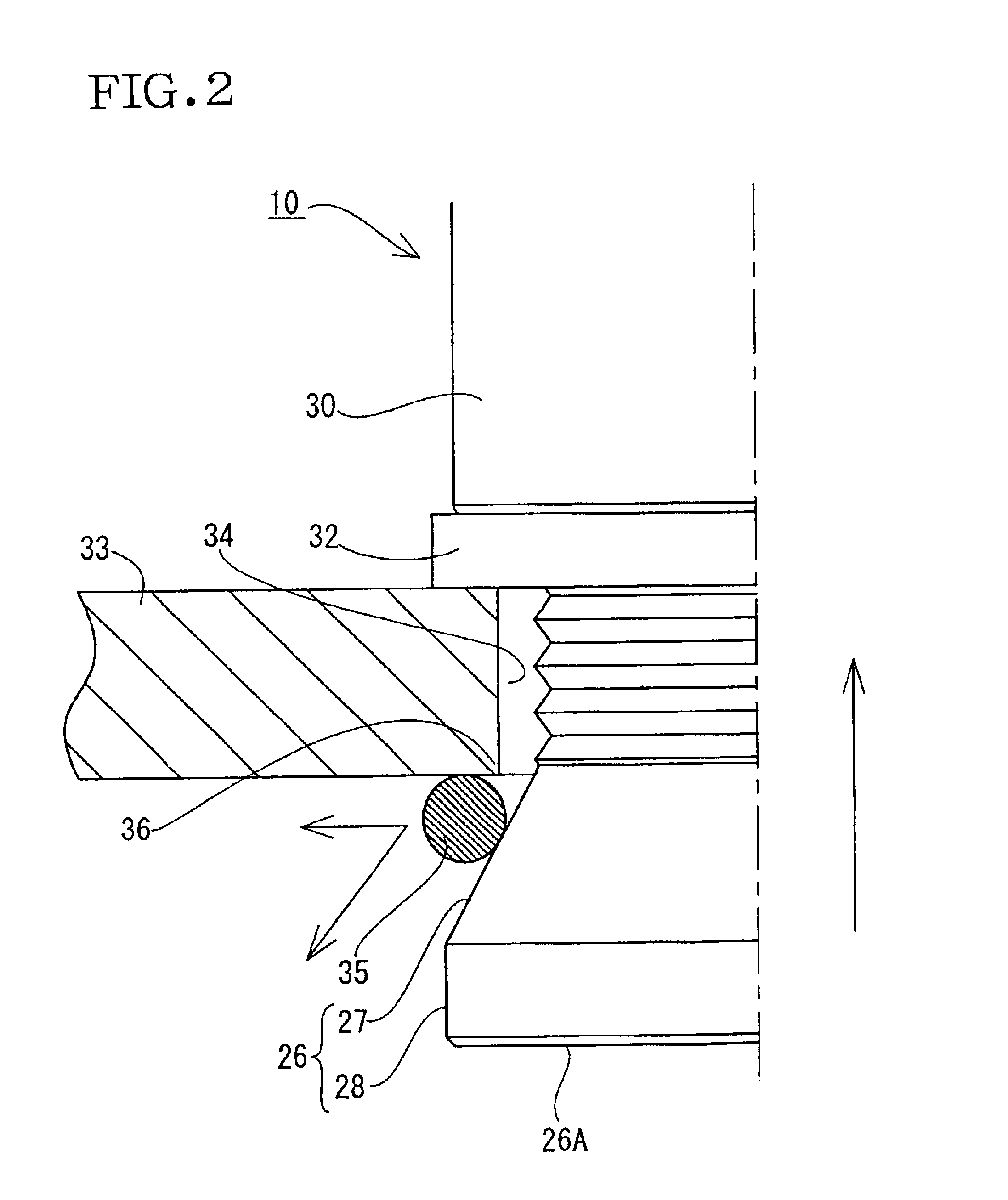 Valve and sealing structure therefor