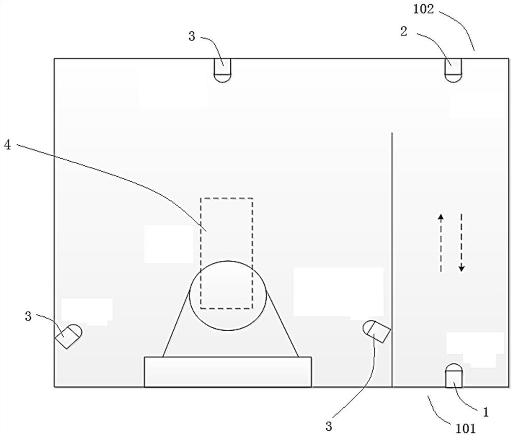 Safety monitoring method for radiotherapy room and device thereof, and radiotherapy equipment thereof