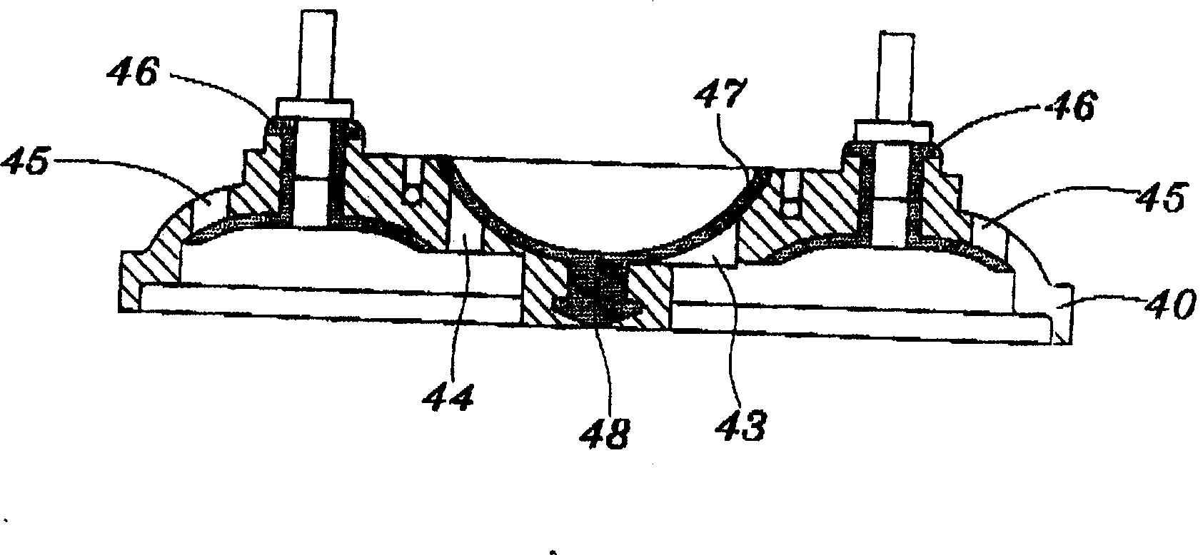 Method and construction for preventing water leakage in diaphragm type compression pump