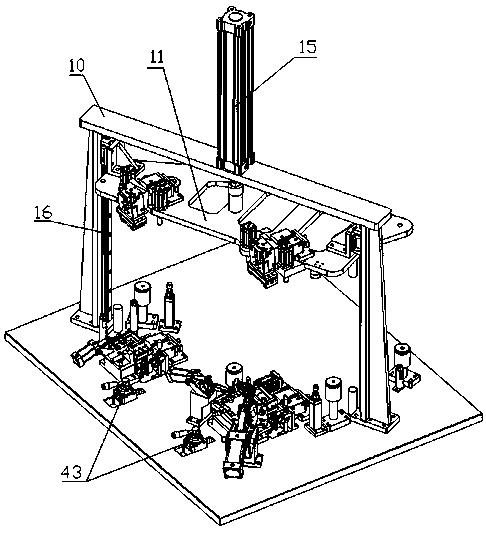 Automobile glass front and back door bracket installing tool