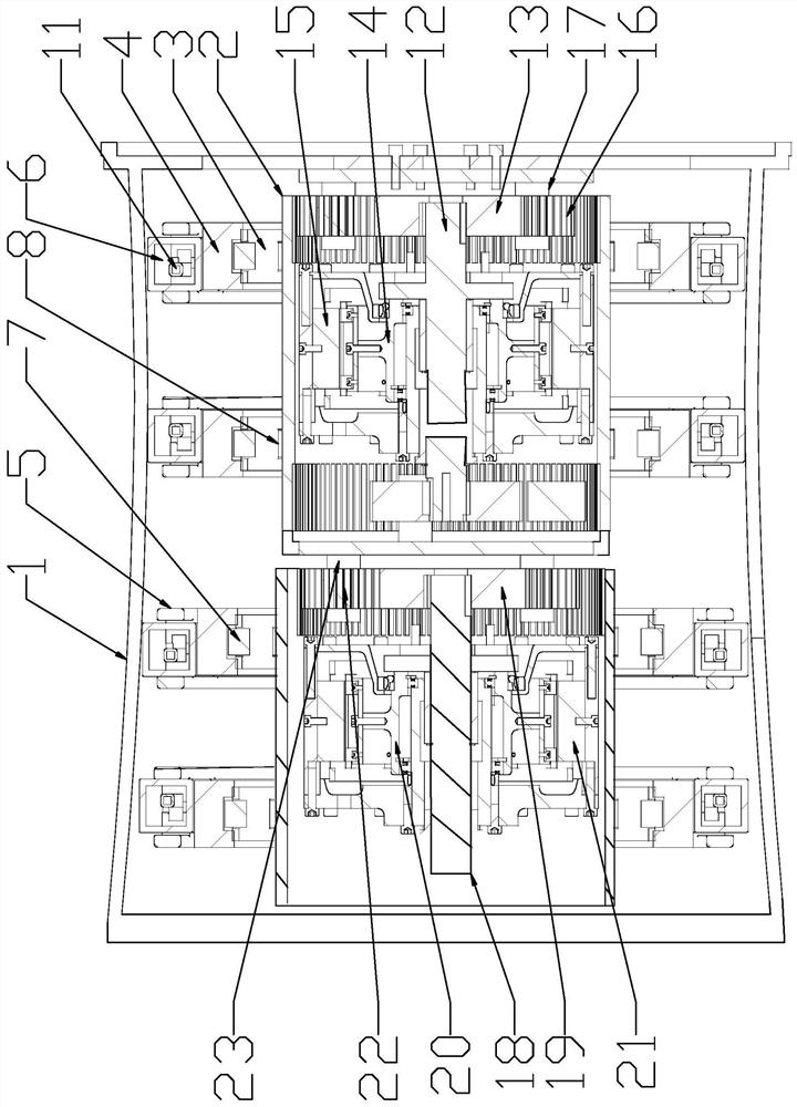 A self-shock electric energy recovery hub