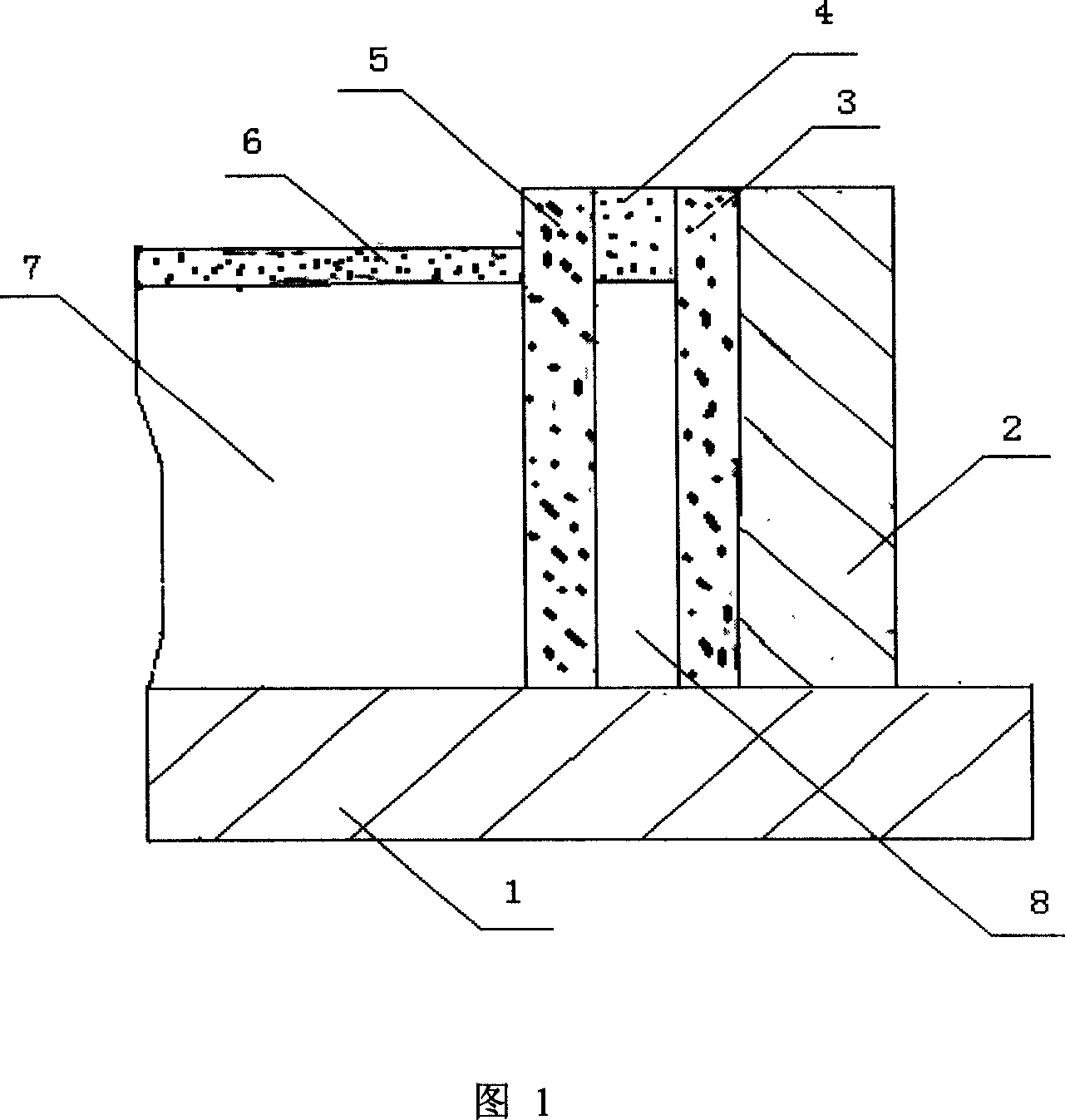 Directional freeze steel ingot side wall double-layer hollow adiabatic apparatus