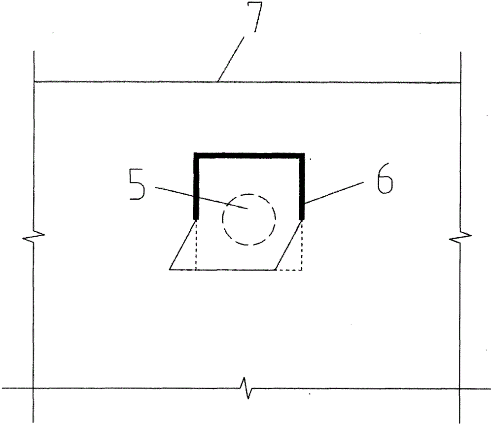 HDPE membrane anti-seepage structure of liquid storage pool on rock and soil base