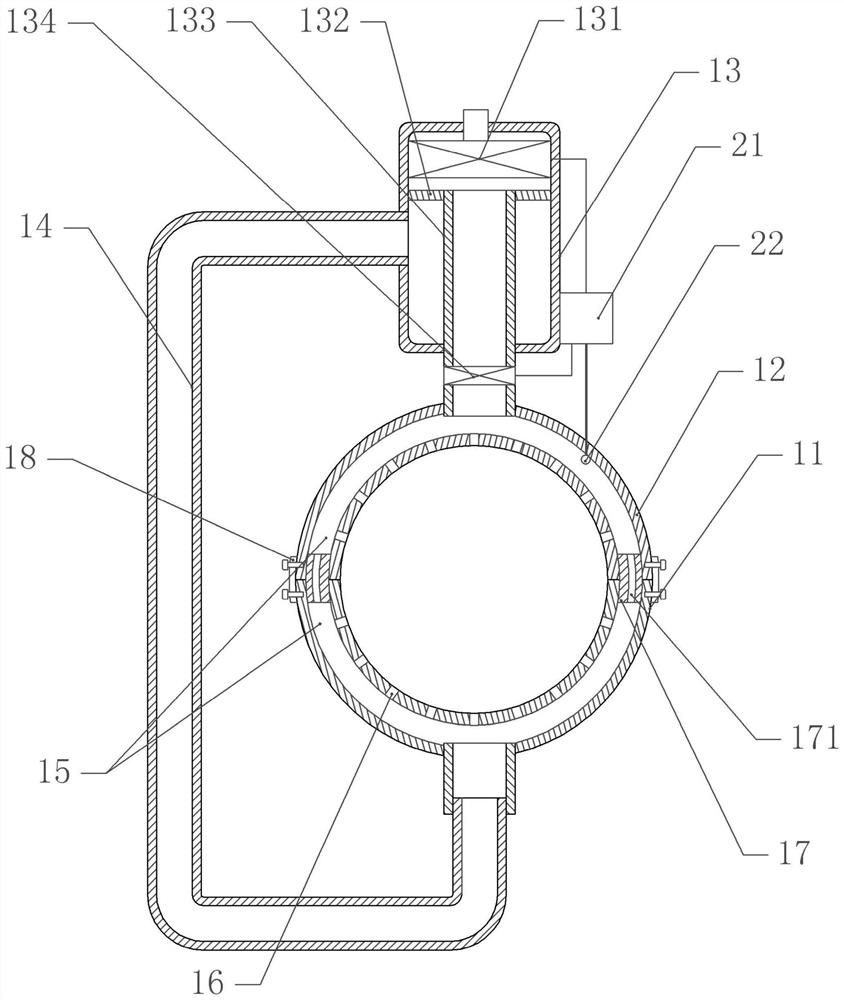 Chemical reagent leakage capturing and adsorbing device