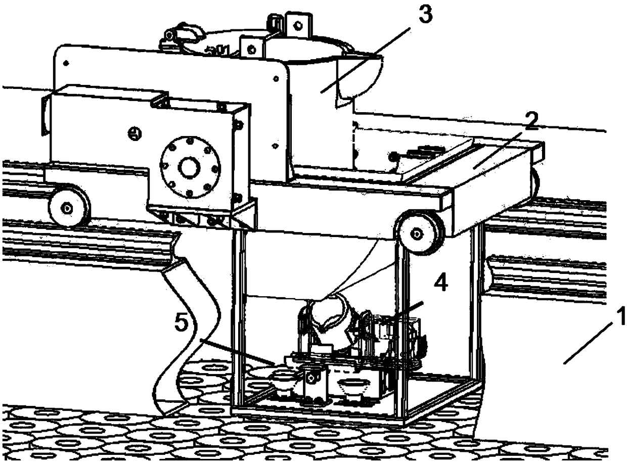 Numerically controlled quantitative weighing type multi-station continuous casting machine