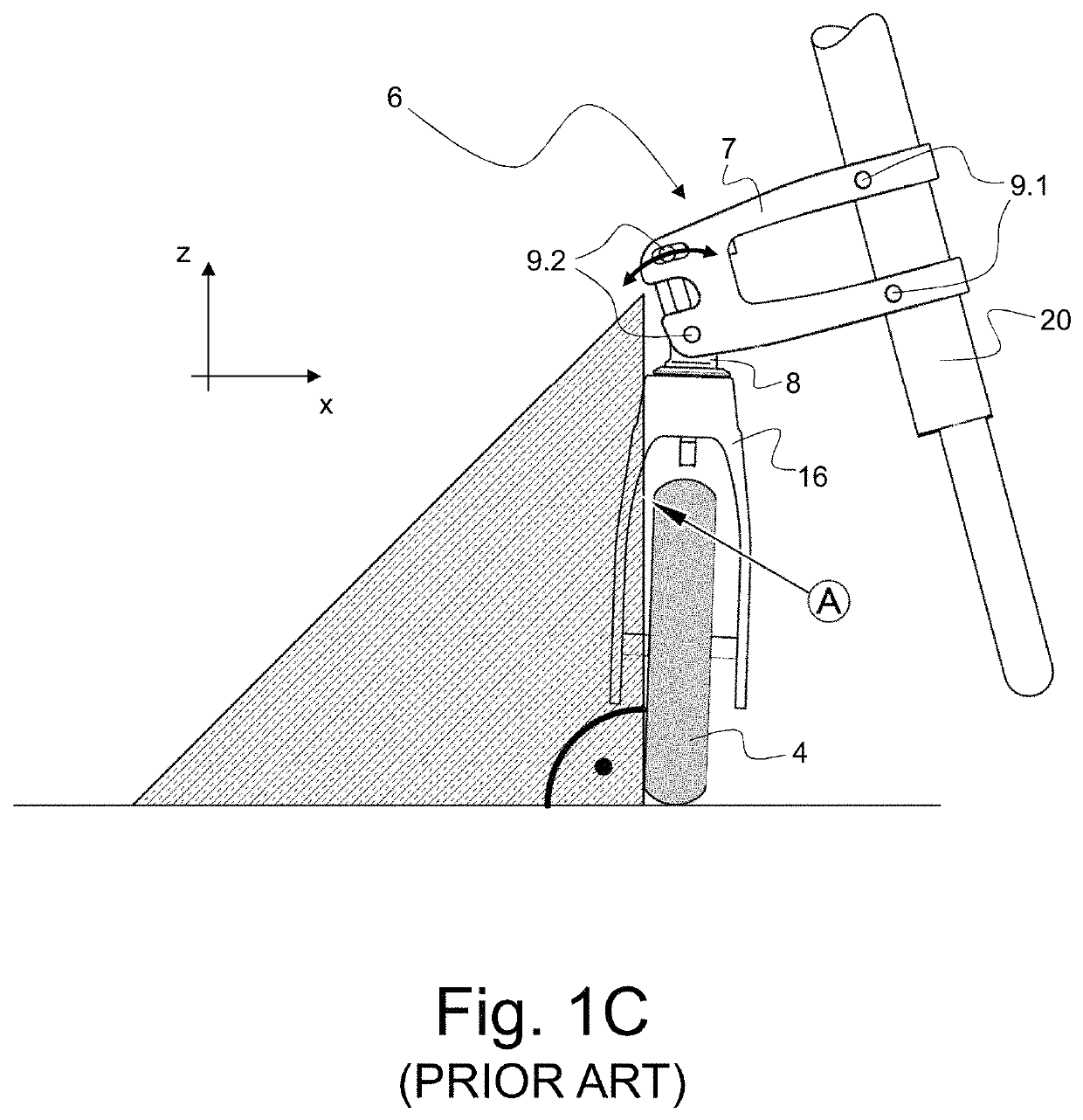 Caster wheel support assembly for a wheelchair and wheelchair comprising the same