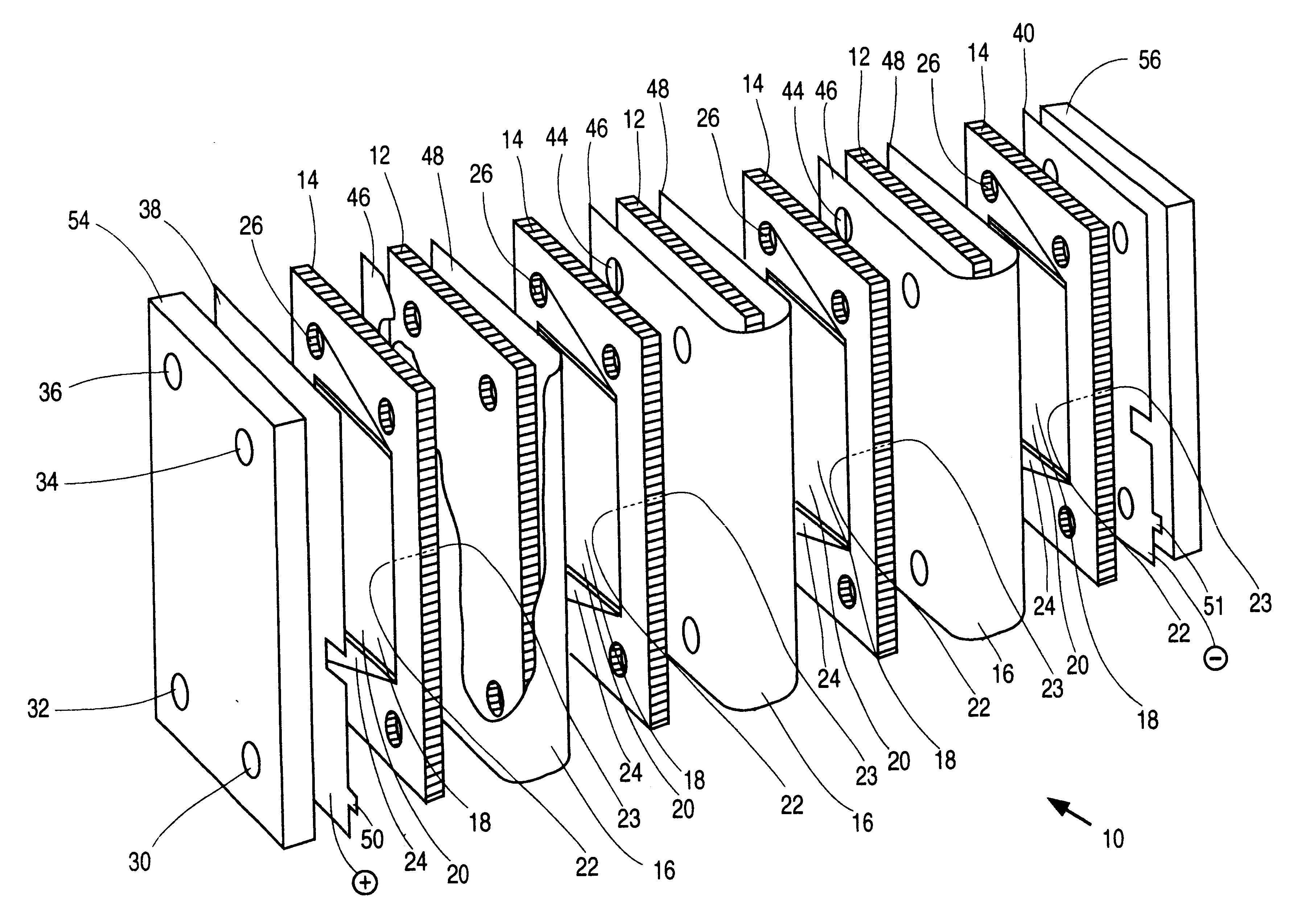 Electrochemical cell stacks