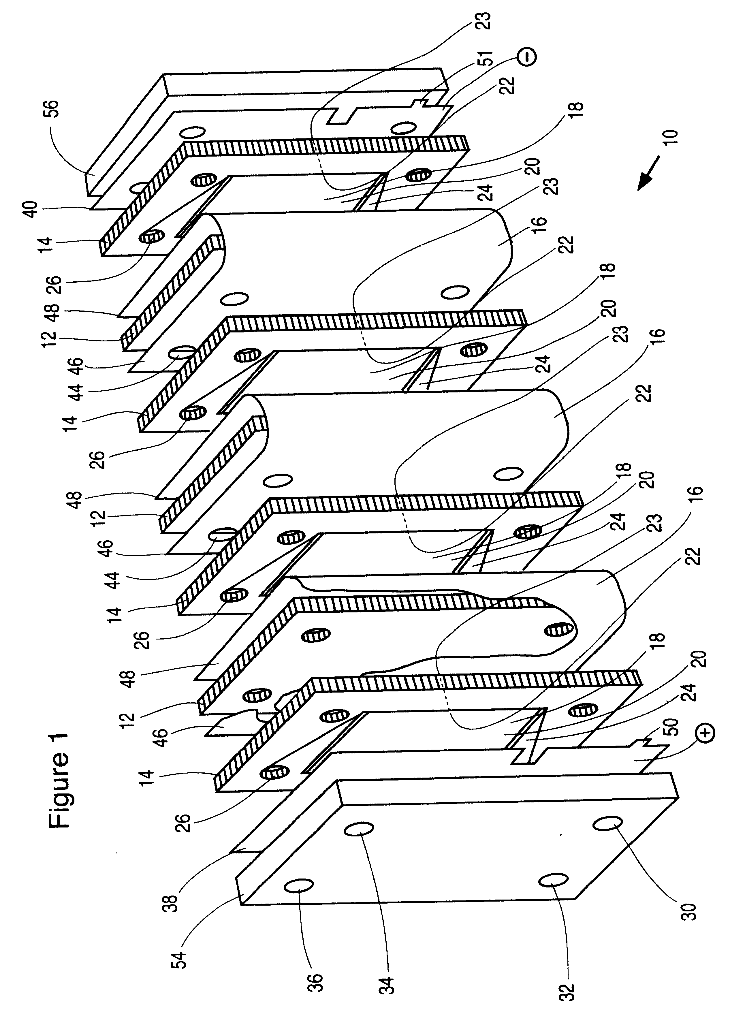 Electrochemical cell stacks