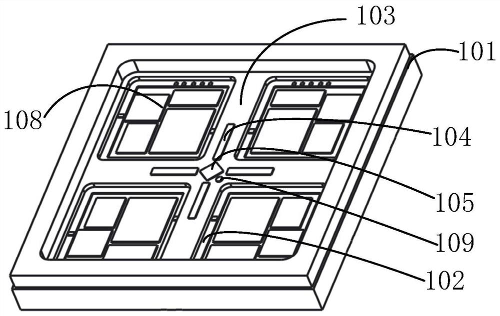 Multi-channel surface-mounted T/R assembly