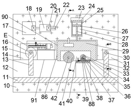 Automatic polishing device for metal plate