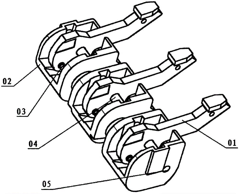 Molded case circuit breaker moving contact synchronization shaping fixture