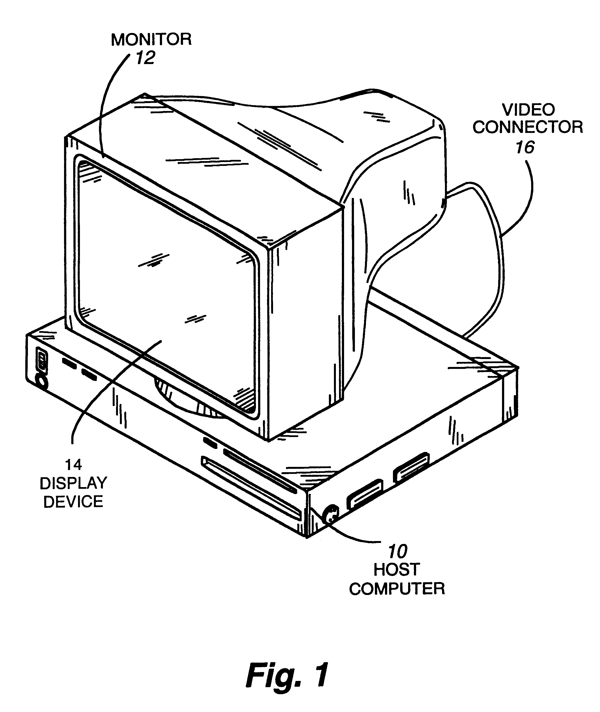 Alignment of cathode ray tube displays using a video graphics controller