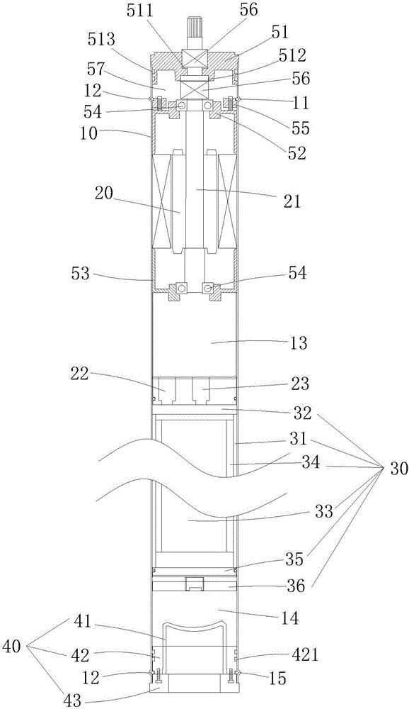 Intelligent submersible motor with built-in controller