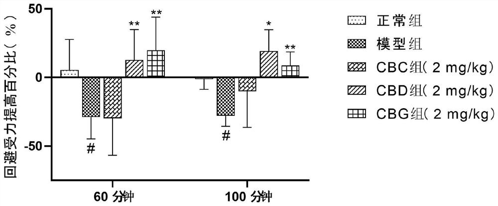 Application of cannabinoid molecules CBG in preparation of inflammatory pain drugs and medicinal preparation