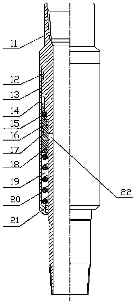 A long-acting CO2 gas injection string and its operation method