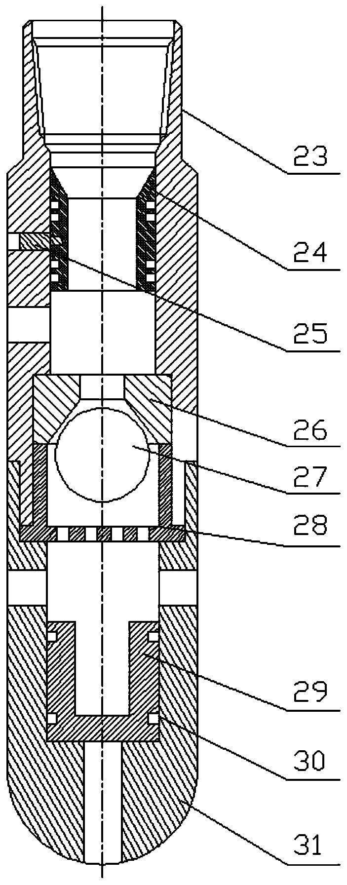 A long-acting CO2 gas injection string and its operation method