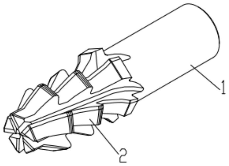 A method of processing fir tree-shaped arc tenon with forming milling cutter