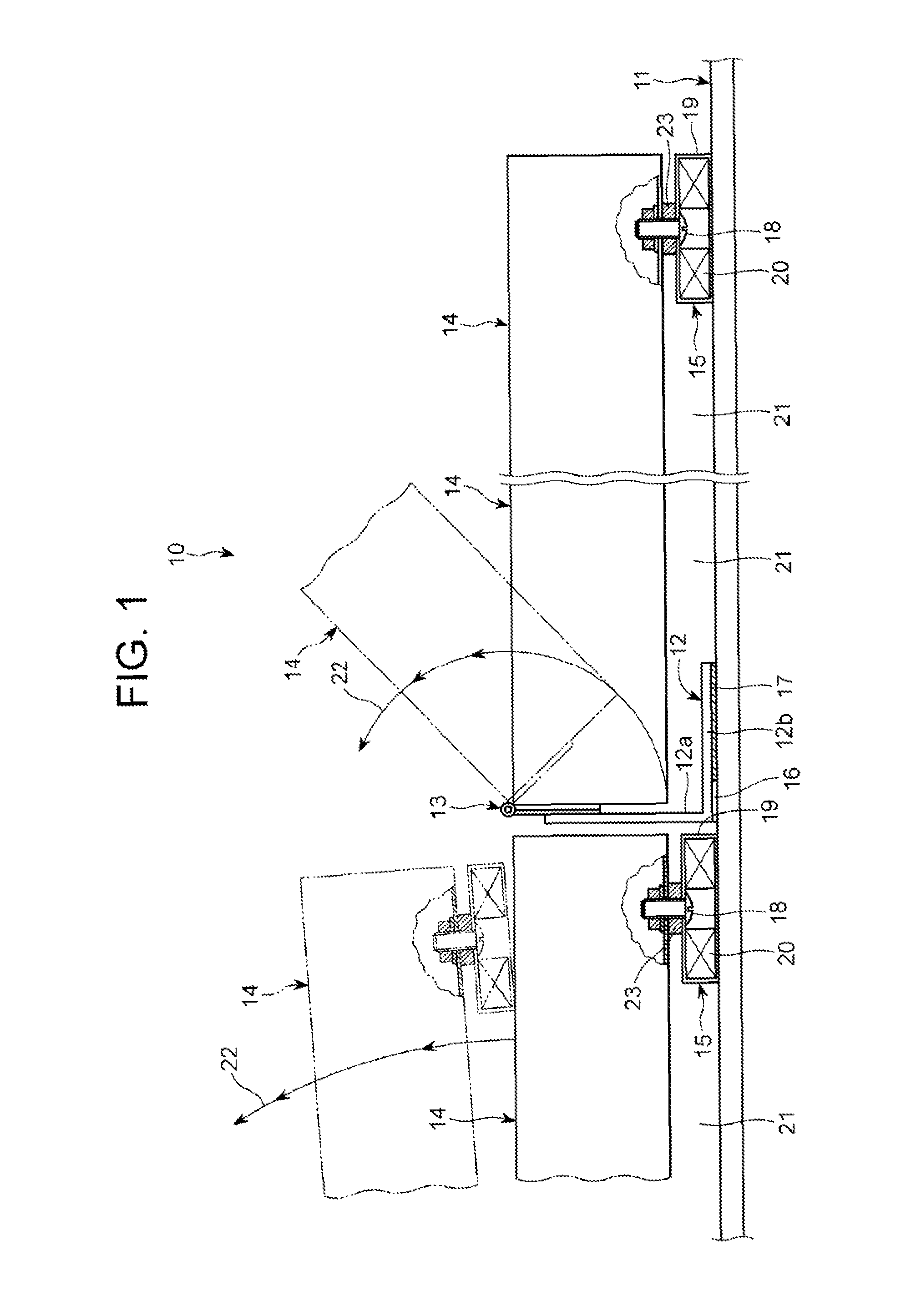 Solar panel mounting structure