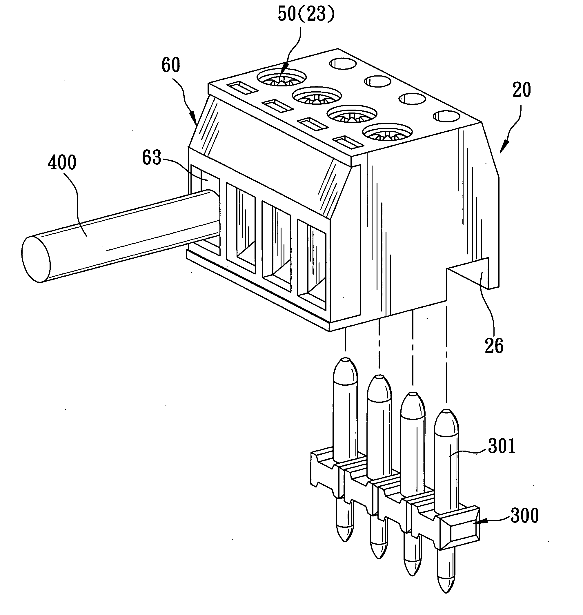 Terminal-mounting seat