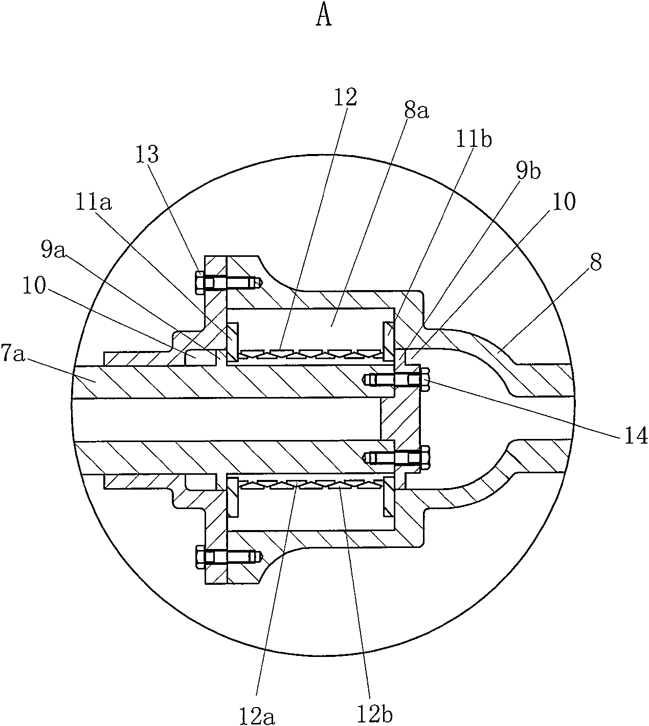 Elastic vibration reduction towing mechanism of track vehicle