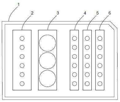 Quality control detection method of liquid phase chip analyzer and standard disc