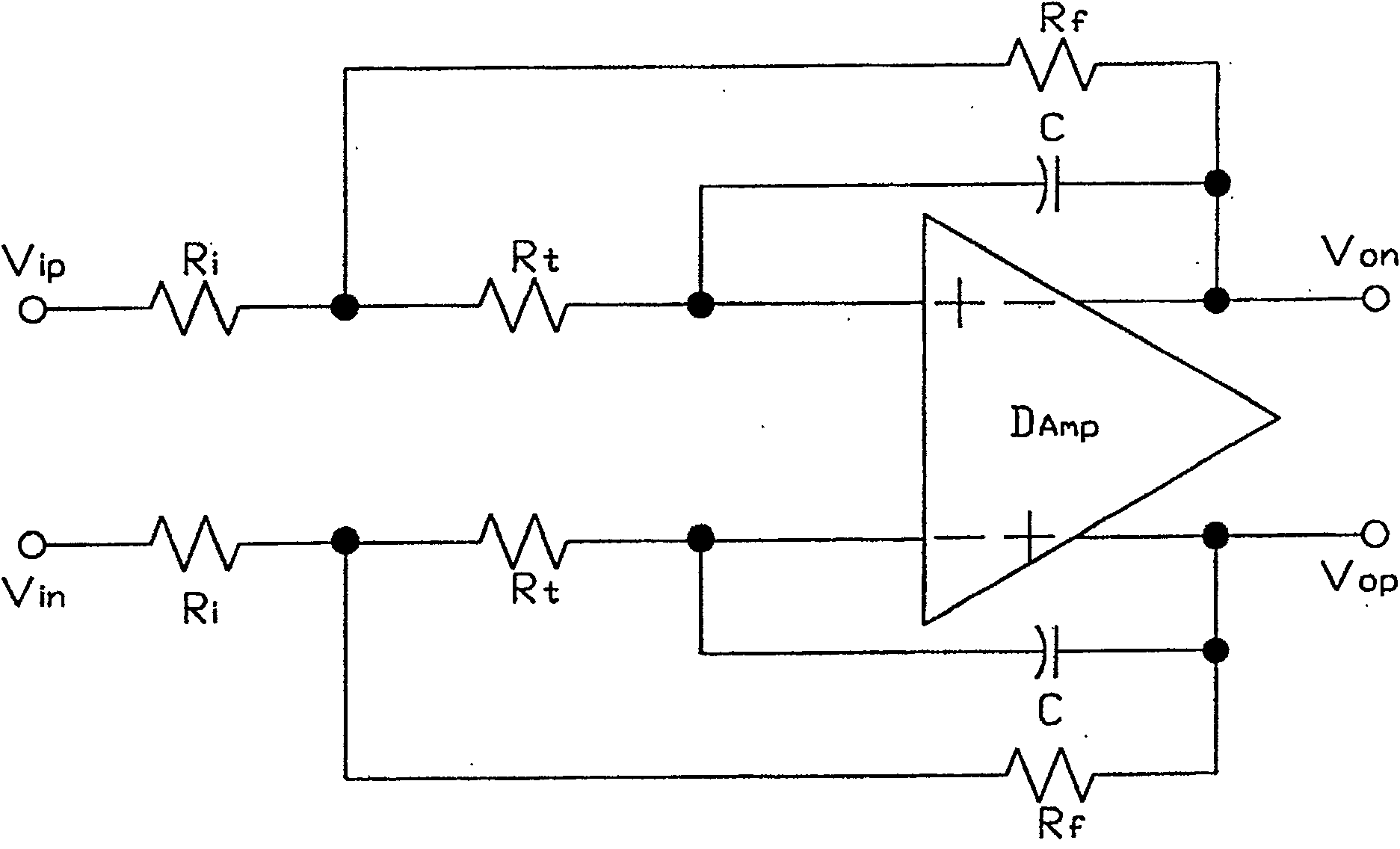 Programmable/adjustable active electric resistance-capacitance wave filter and radio communication system