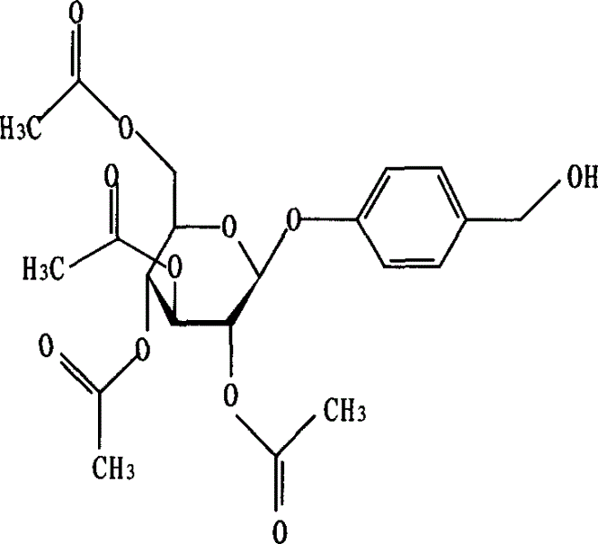 Acetyl-gastrodine oral disintigration tablet for sedation, soporific and nervous headache