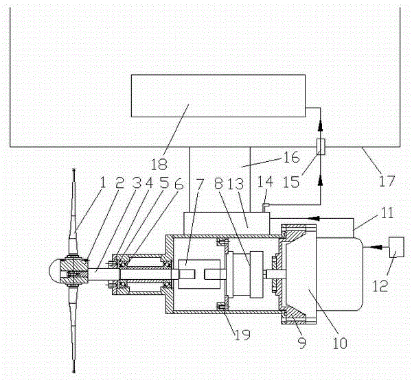 Water supply device for tidal current energy filtering