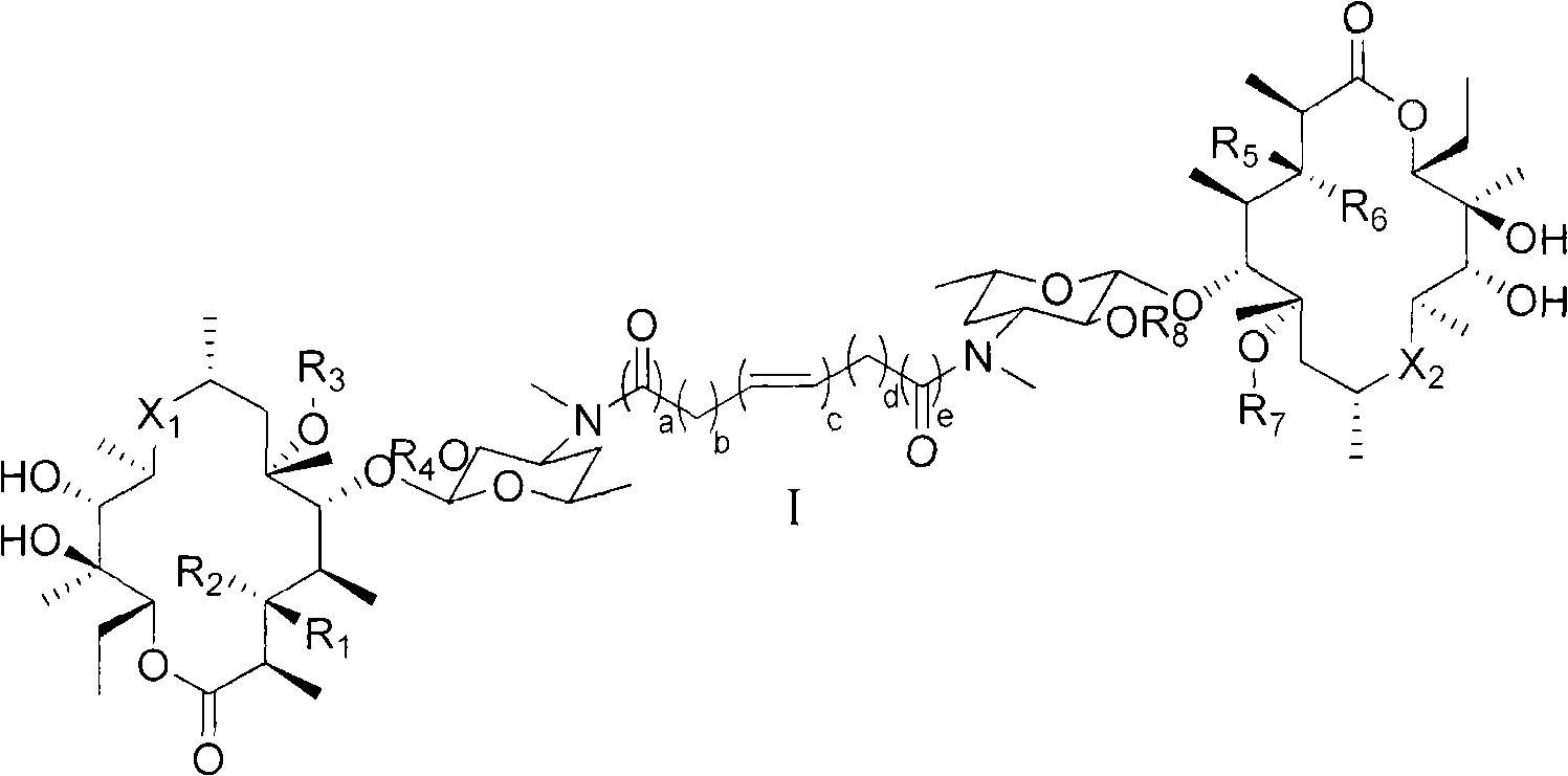 Erythromycin derivative and application thereof