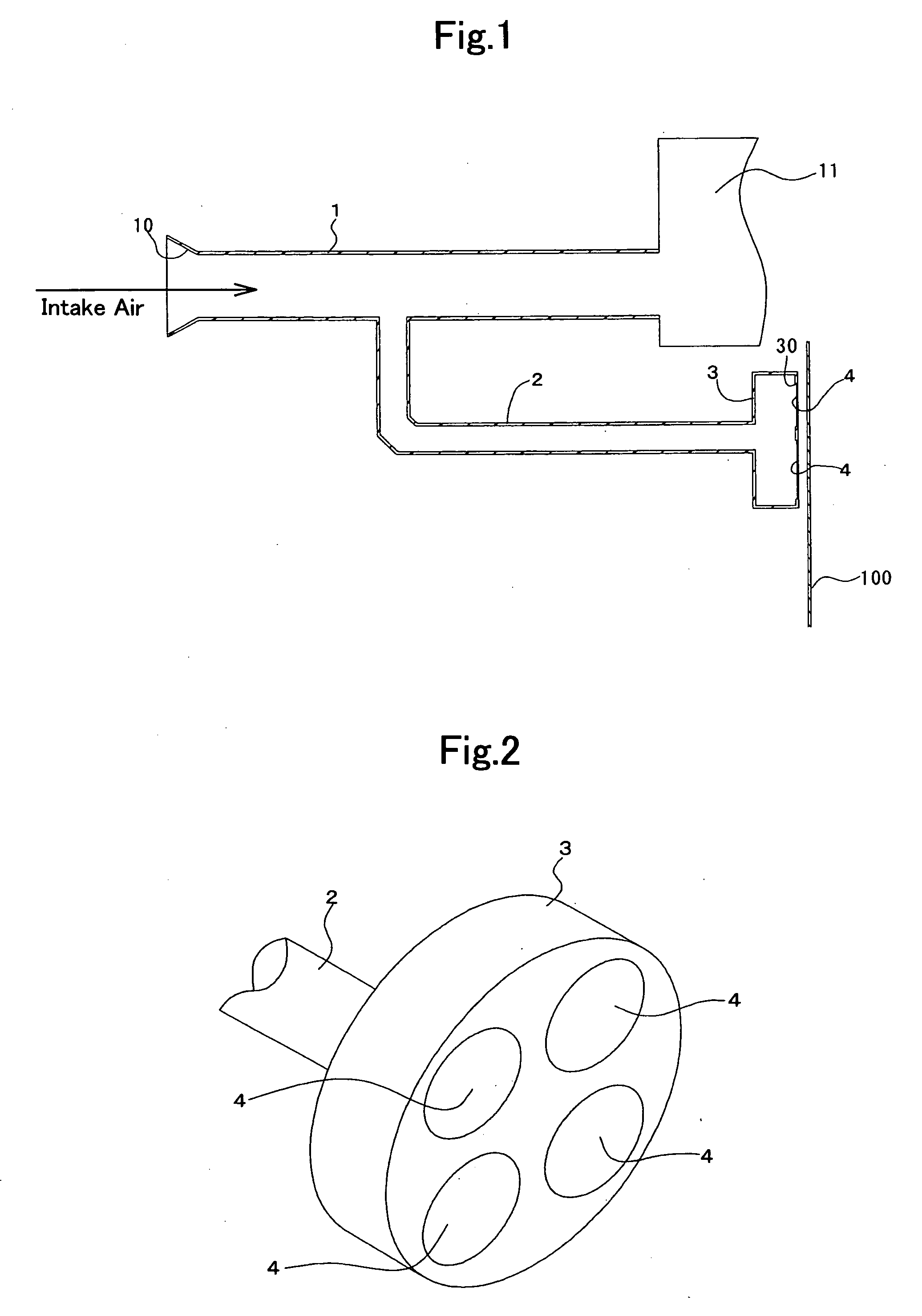 Air intake sound control structure