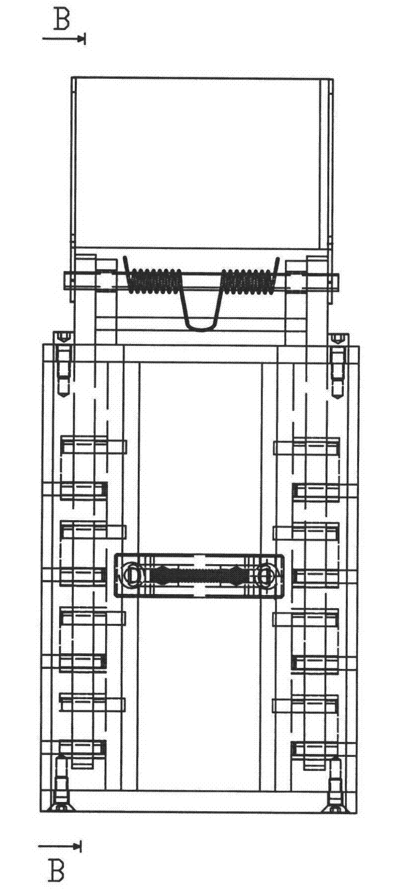 Device for connecting medical trolley and medical head mast