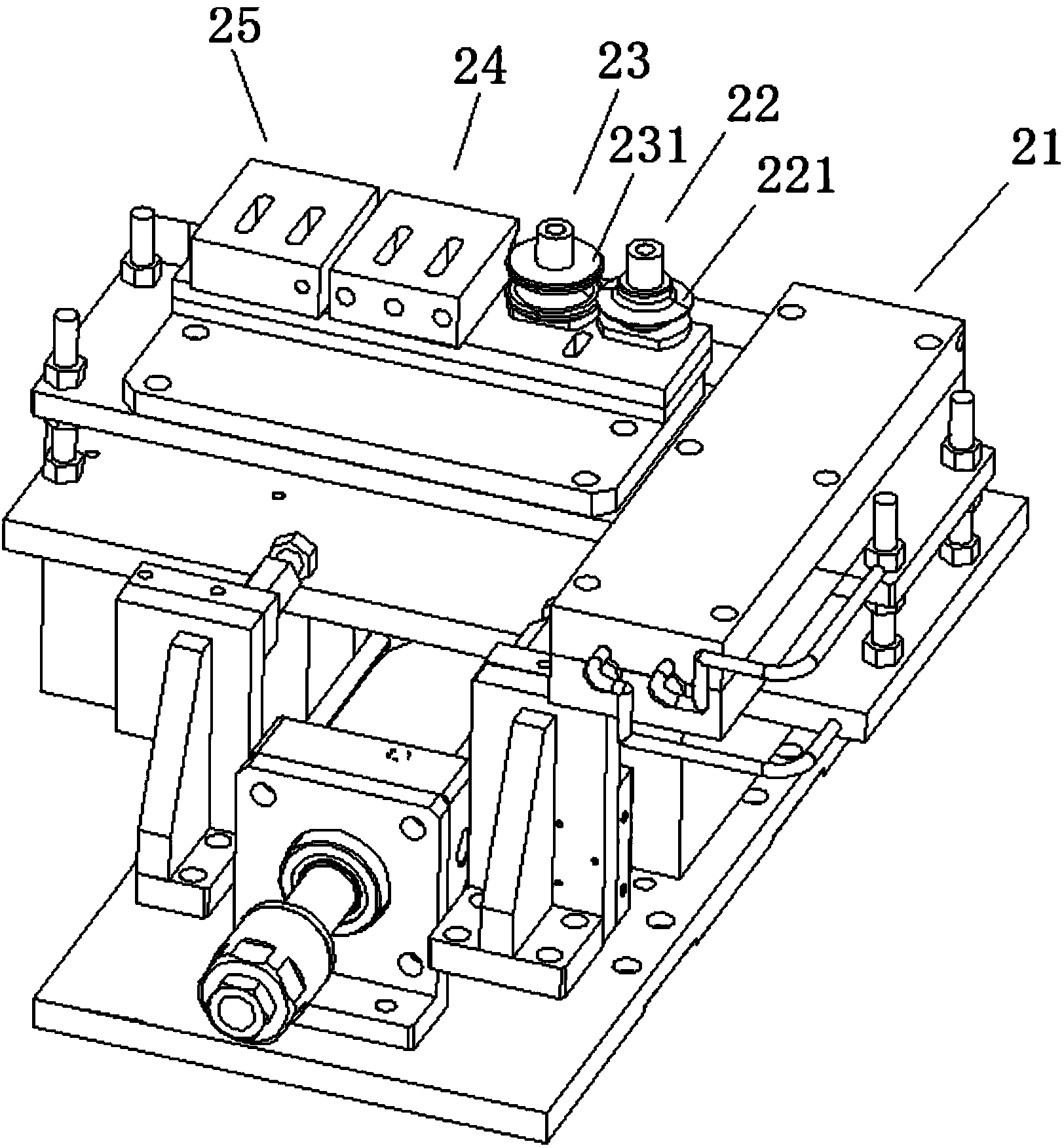 Hollow plate edge bonding forming system
